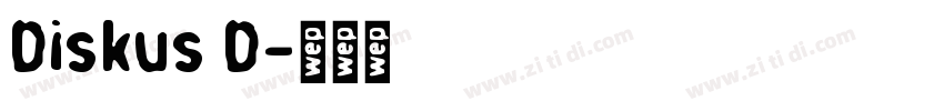Diskus D字体转换